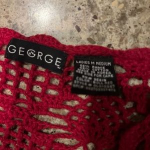 Woman crochet sweater